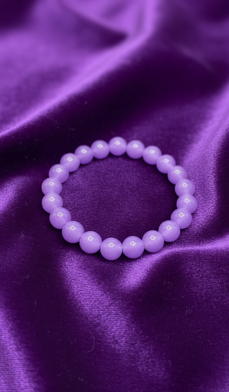 Lavender Pearl Bracelet