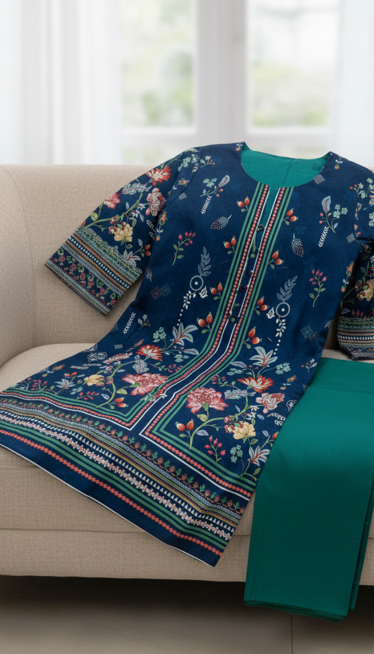 Lawn 2 Piece Full Printed Suit