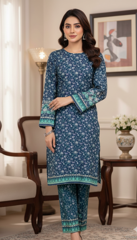 Lawn 2 Piece Full Printed Suit