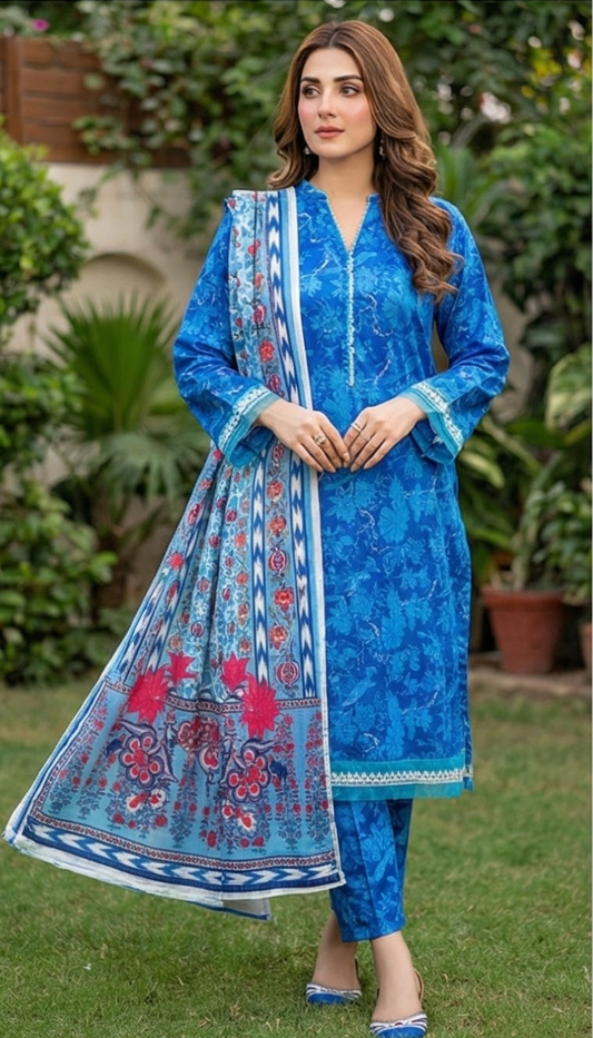 3 Piece Printed Slik