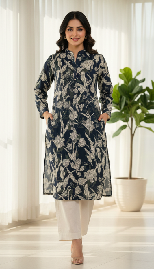 Dyed Printed 2 Piece Lawn