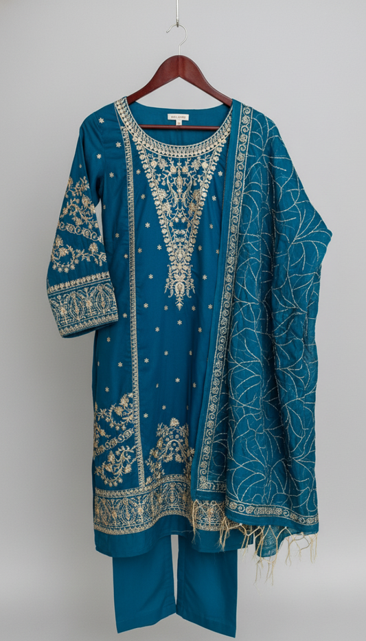 Jambo Silk Unstitched Suit