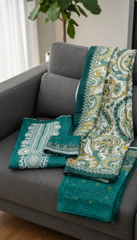 2 Piece Khadar (Digital Embroidy)